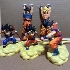 ドラゴンボール 孫悟空 フィギュア 筋斗雲＆元気玉5体セット - メルカリ