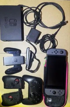 Nintendo Switch 本体 セット プロコン、ホリ連射コン付きのサムネイル