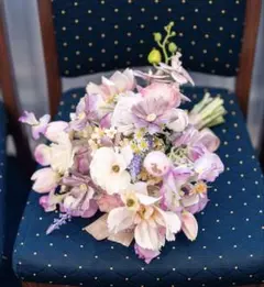 ウエディングブーケ　アーティシャルフラワー