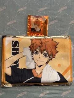 ハイキュー!!極楽湯 タオル&アクリルキーホルダー