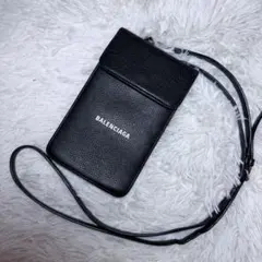 極美品✨ BALENCIAGA エブリデイ ネックポーチ ショルダーバッグ 黒のサムネイル