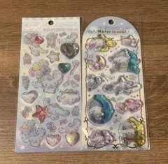 シナモロールウォーターシール&ストーンインシールセット