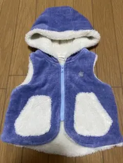 【美品】branshesフード付きベビーベスト 70-80