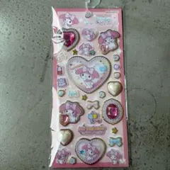 マイメロディ キラキラジュエルシール　サンリオ　ぷっくり　シール交換