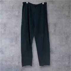 無地 レディース パンツ 無地 スウェットパンツ L 黒 コットン 裏起毛のサムネイル