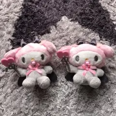 マイメロディ ぬいぐるみ 2体セット　サンリオ　新品未使用　キーホルダー