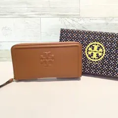 TORY BURCH 長財布 ラウンドファスナー ブラウンのサムネイル