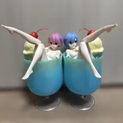 リゼロ レム ラム 【ラウンドワン限定】 クリームソーダ 2体セット