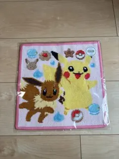 ラブラリーバイフェイラー　ポケモン ピカチュウ&イーブイハンカチ