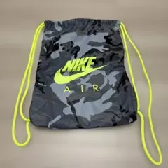 NIKE 迷彩柄 ドローストリングバッグ　シューズ入れ　縦43×横35cm