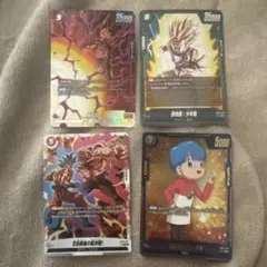 ドラゴンボールフュージョンワールド パラレルセット4枚 パラレル4枚セット ドラゴンボール フュージョンワールド - メルカリ