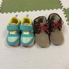 【即日発送】　子供靴　ベビーシューズ　キッズシューズ　２足のサムネイル