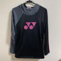 【大幅値下げ‼️】YONEX フード付きウォームアップウェア パーカー　Mサイズ