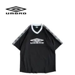 【美品】UMBRO アンブロ 90s 半袖 ゲームシャツ BLK ユニフォームのサムネイル