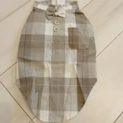 蝶ネクタイ付き　ワイシャツ風　Lサイズ