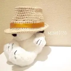 ベビーちゃんのコットン素材ハット