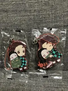 炭治郎と禰豆子 キーホルダー　　ガチャ