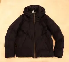 UNIQLO シームレス ダウン パーカ 3Dカット ジャケット ネイビー