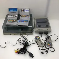 スーパーファミコン 本体 ソフト6本 セット動作確認済 レトロ 88327-1