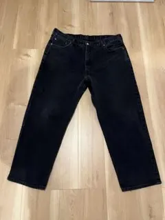 ビンテージ　古着　リーバイス550 バギー　ブラックデニムジーンズ　W