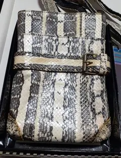 ヘビ革 ストライプデザイン バッグのサムネイル