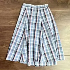 ★美品★ フレアチェックスカート【chocol raffine robe】