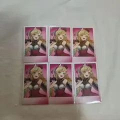 にじさんじ 立伝都々 チェキ風カード 6枚