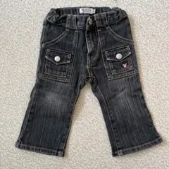 DOUBLE.B デニムズボン　黒