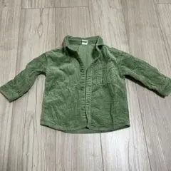 H&M 緑色 コーデュロイジャケット 92-98cm