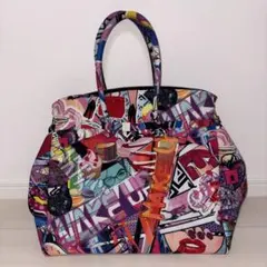 【美品】レア柄 SAVE MY BAG カラフルバッグのサムネイル