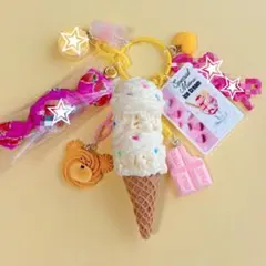 じゃらじゃらキーホルダー マーブルチョコアイス クッキー 382 - メルカリ