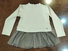 anyFam キッズ トップス ペプラムトレーナー 130cm