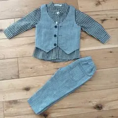 kimocat フォーマルスーツセット 80 男の子　入園式　グレー系