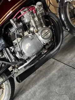 【GS750】手曲げ ショート管 マフラー ヤレ 70πのサムネイル
