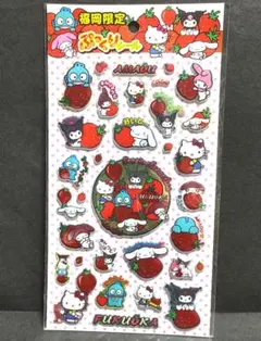 福岡限定 サンリオキャラクターズ ぷっくりシール ♡