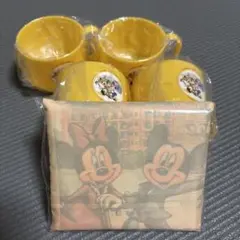 東京ディズニーリゾート　ディズニーホテルアメニティ　エコバッグ　コップ4個セット