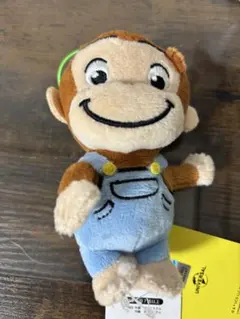 Curious George ぬいぐるみ オーバーオール