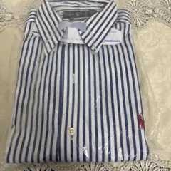 (美品)ラルフローレン　ストライプボタンダウンシャツM