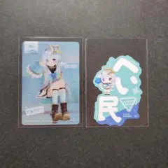 ホロライブ　天音かなた　クリアカード&モバイルステッカーセットのサムネイル
