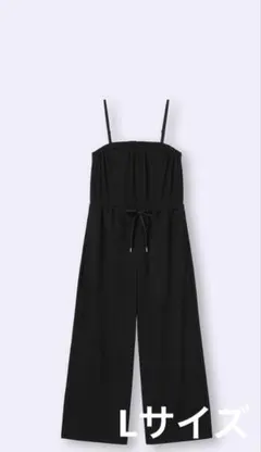 ジーユー【GU】リブサロペットパンツ Lsizeのサムネイル
