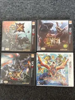 モンハン　まとめ売り4本　ニンテンドー3DS カセット