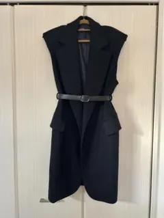 ZARAノースリーブコート　　美品 ミドル丈