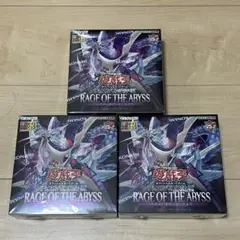 遊戯王　レイジオブジアビス　4BOX シュリンク付き レイジオブジアビス RAGE OF THE ABYSS シュリンク付き 4BOX