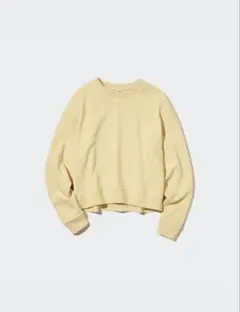 ユニクロ　クロップドスウェットシャツ（長袖）