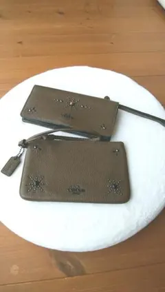コーチ長財布　ポーチセット新品未使用
