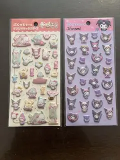 ぷくっとシール　サンリオ　ボンボンドロップシール　サンリオキャラクターズ　クロミ