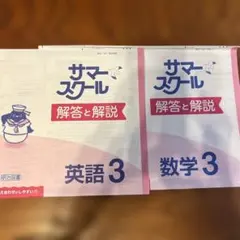 サマースクール 解答と解説 英語3 数学3 明治図書