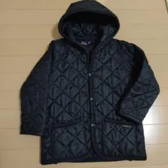 LAVENHAM キッズ ジャケット 黒 キルティング フード付き サイズ6