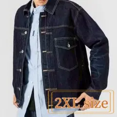 デニムジャケット Gジャン インディゴ　1stタイプ 濃紺 ネイビー 片ポケット