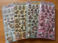 おぱんちゅうさぎ シール 4枚セット　うるちゅる